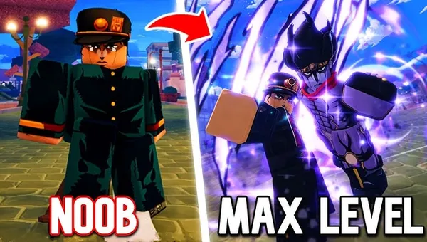 Bizarre Lineage Roblox game featuring Jotaro and Star Platinum Stand